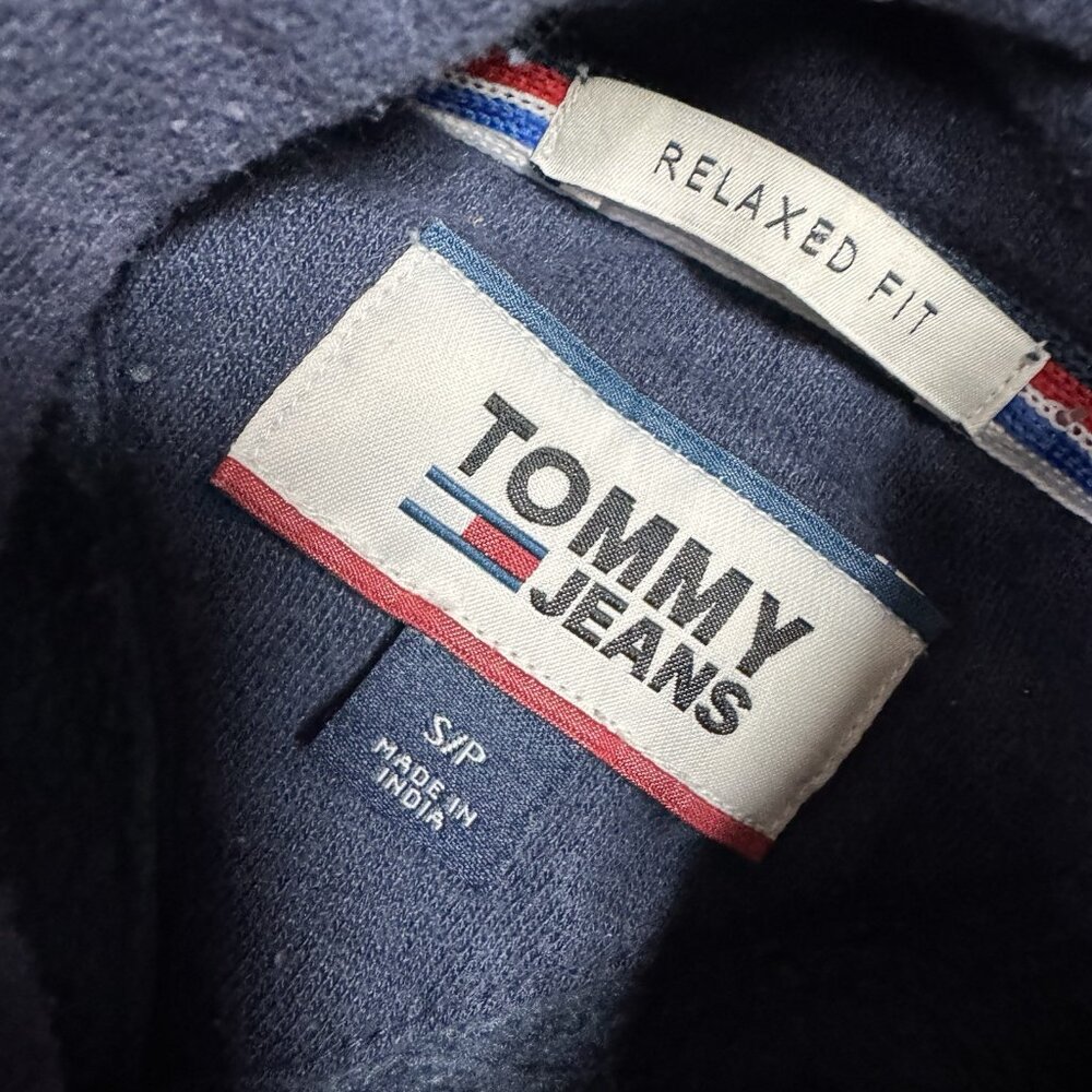 Tommy Hilfiger Hoodie Blue Long Sleeve Pullover Men’s Size Small - Picture 10 of 12